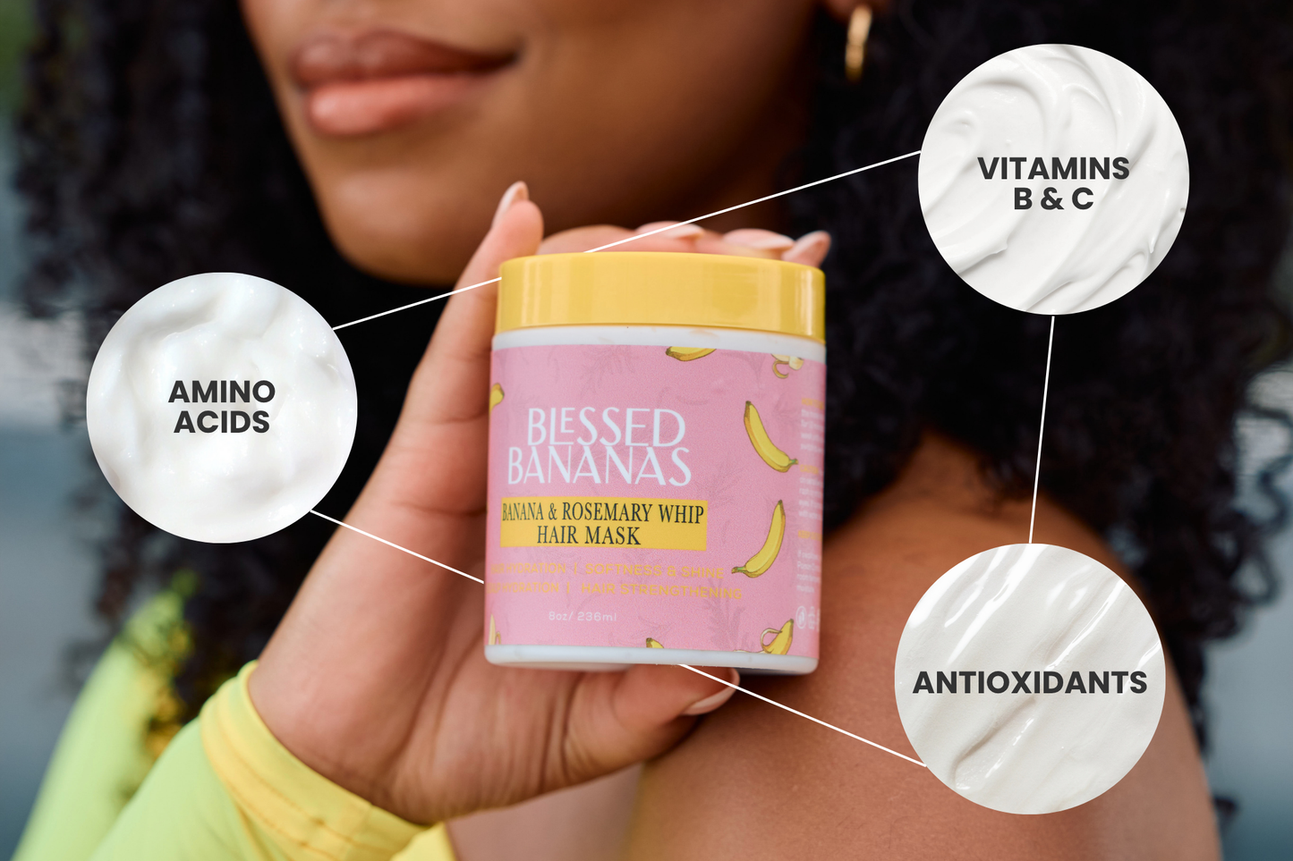 Banana & Rosemary Whip Hair Mask