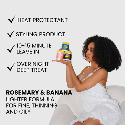 Single & Free | Rosemary & Banana Hair Mask