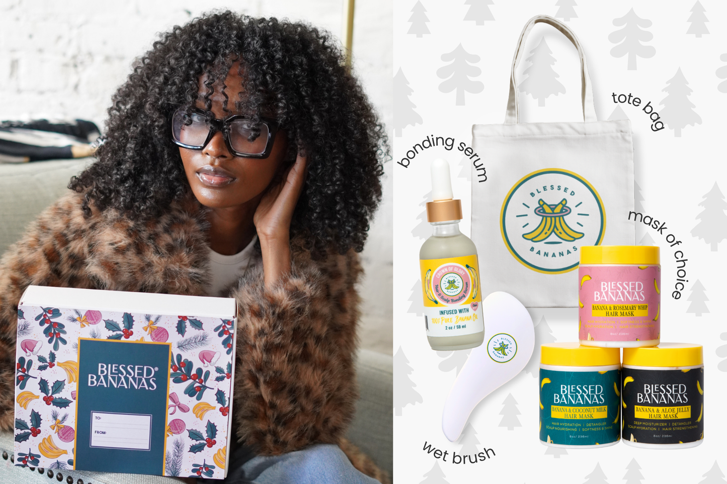 Limited Edition  | Christmas Hair & Scalp Care Box | Blessed Bananas