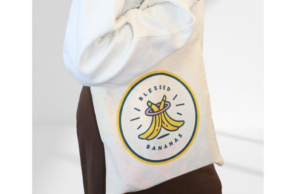 Blessed Bananas Cotton Tote Bag